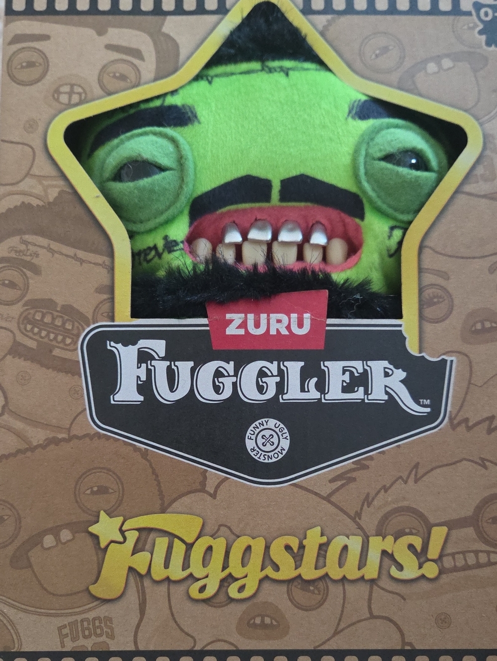 ZURU Fuggler Fuggstars Green Plush Monster Toy